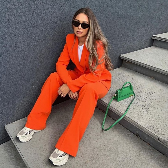 NWT Zara Fluid Flare Pants - Picture 2 of 16